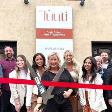Tuuti Ribbon Cutting in Downtown Boise for Boise and Meridian Chambers of Commerce