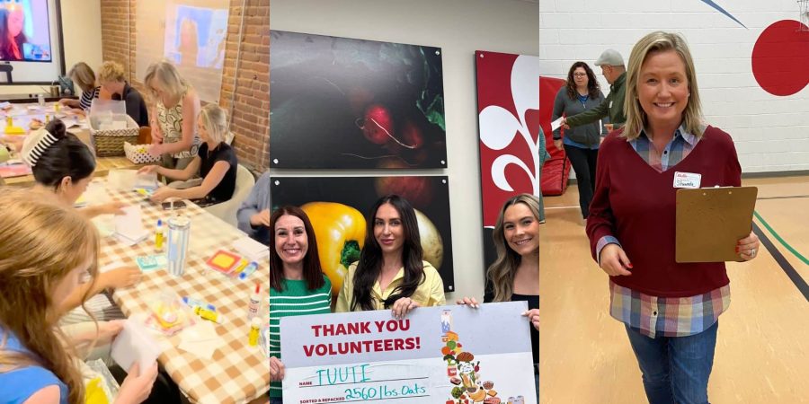 Tuuti Marketing Agency, in Boise, Idaho, celebrating a year of community givebacks