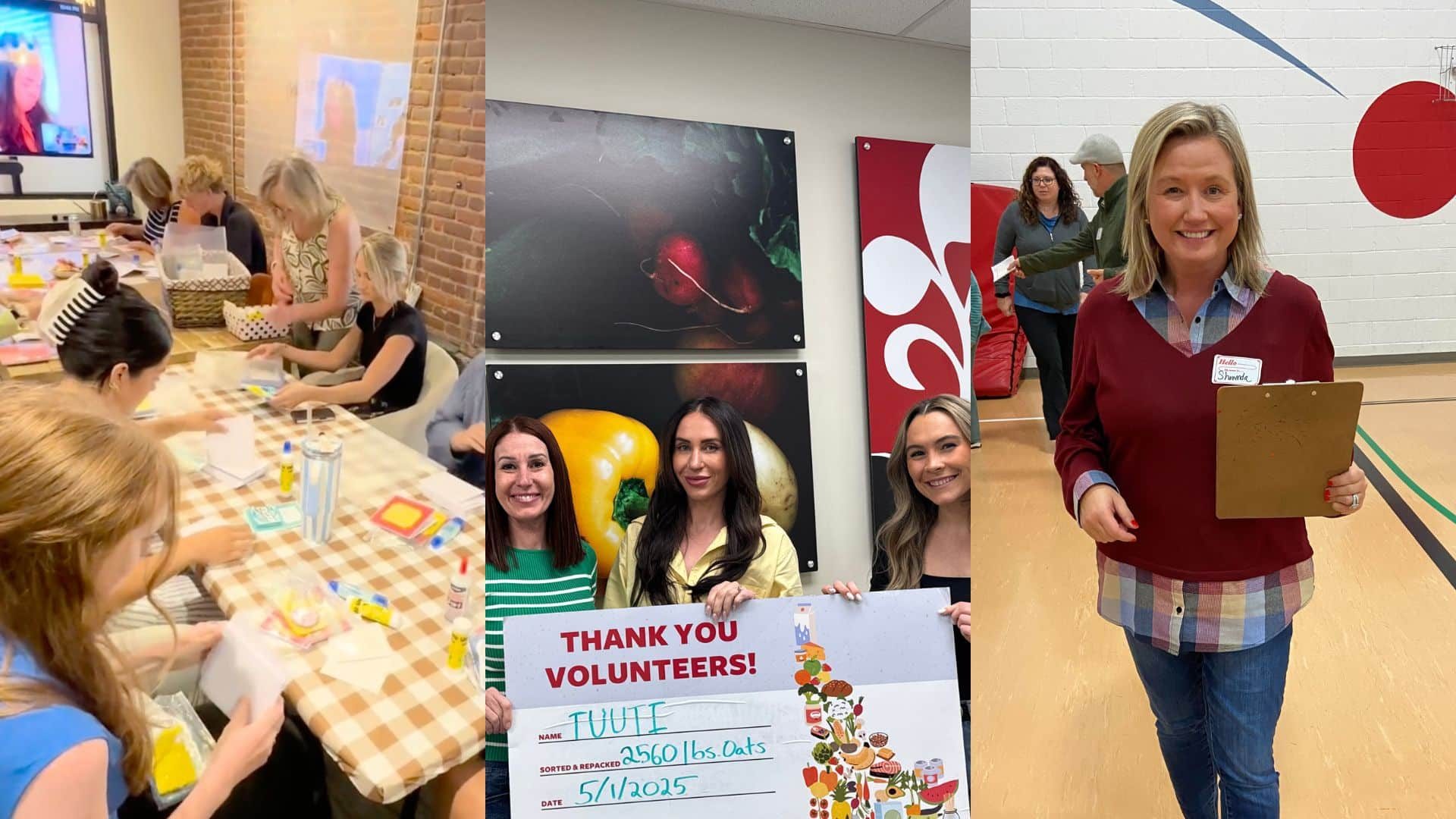 Tuuti Marketing Agency, in Boise, Idaho, celebrating a year of community givebacks